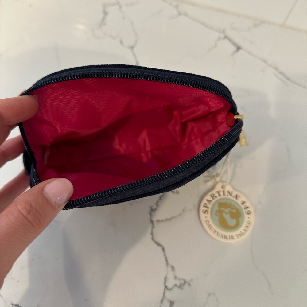 Spartina 449 Navy Cosmetic Bag - Picture 3 of 3